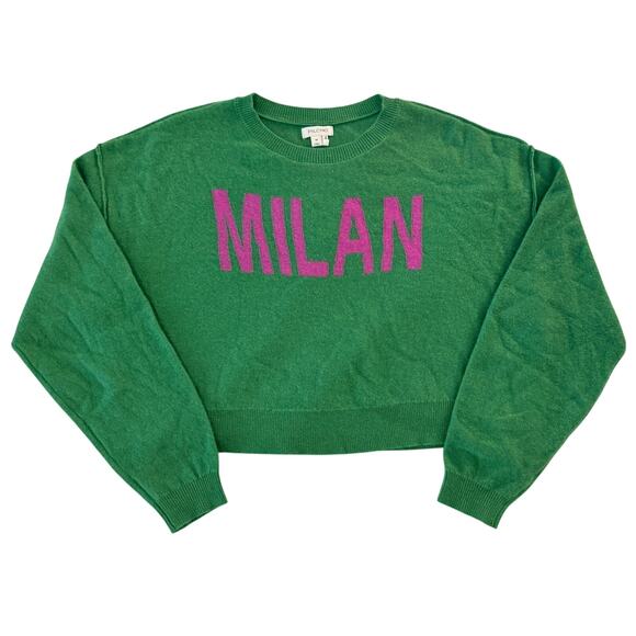 Anthropologie Pilcro Alani Green Milan The Cashmere Collection Sweater Size XS - Picture 2 of 8